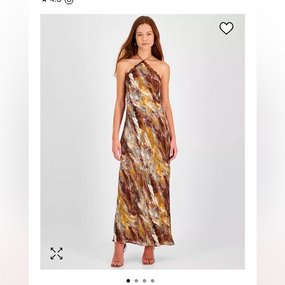 Halter maxi dress! Perfect for wedding guest.